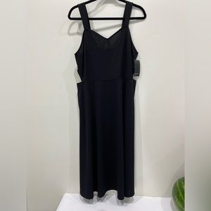 black dress cutout sides